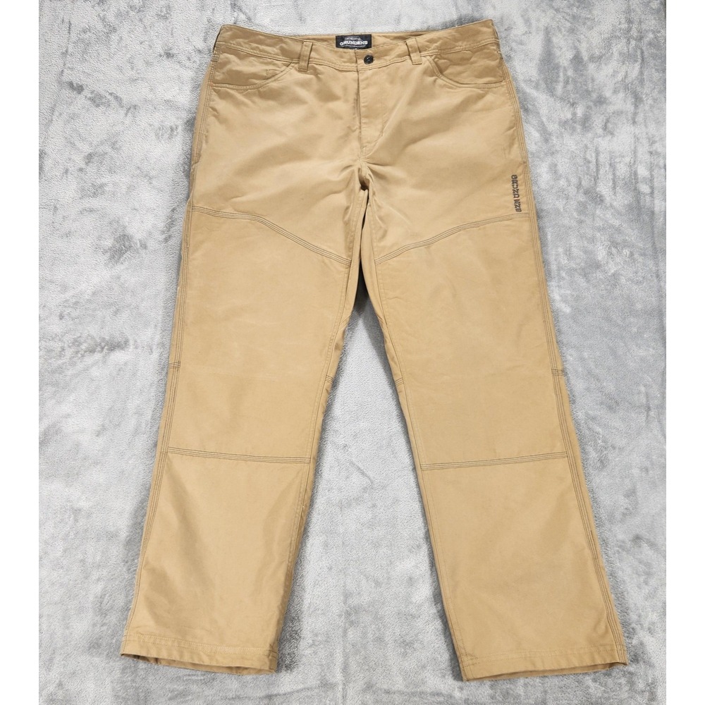 Grundens Ballast Pants‎ Mens 40x32 Tan Work Utility Fishing Reinforced Knees
